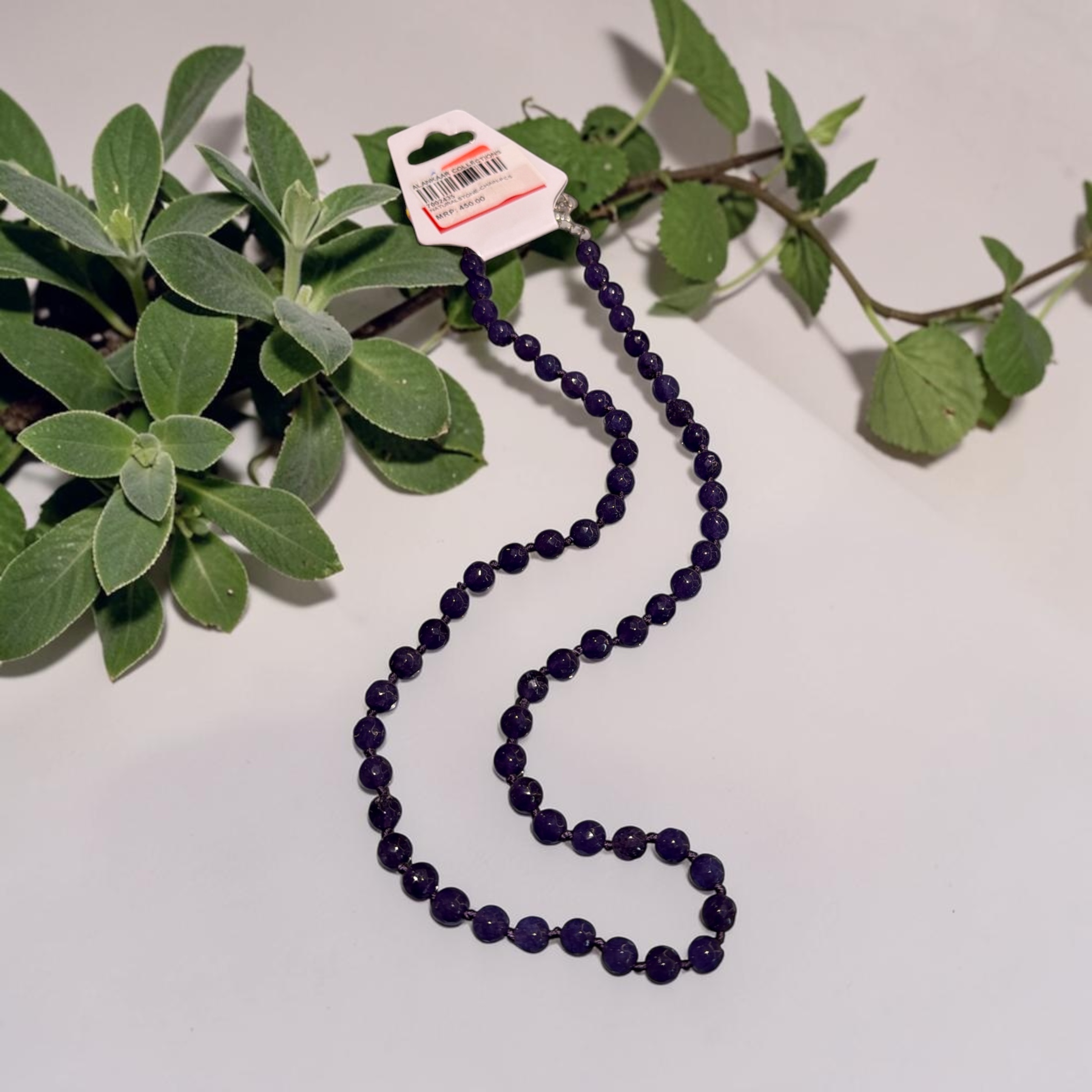 Natural stone chain